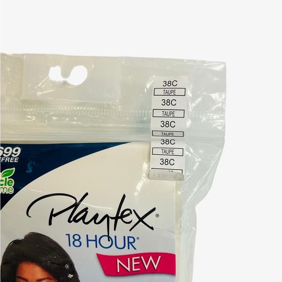 Playtex Women's Bounce Control, Coverage Convertible Wireless Bra Beige Size 38C - Picture 7 of 7